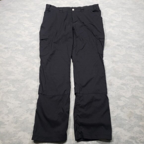 Pants - Duluth Trading Pants Womens 18x33 Black Stretch Leg Snaps Outdoors Cargo